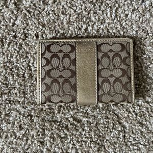 Gold Coach Wallet